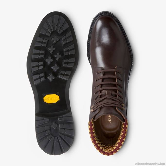 Allen Edmonds Schuhe D66B128 | Allen Edmonds Safrim-Kampfstiefel von Armando Cabral Burgund Männer