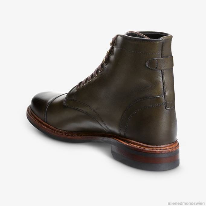 Allen Edmonds Schuhe D66B133 | Allen Edmonds Landon-Captoe-Stiefel Olive Männer