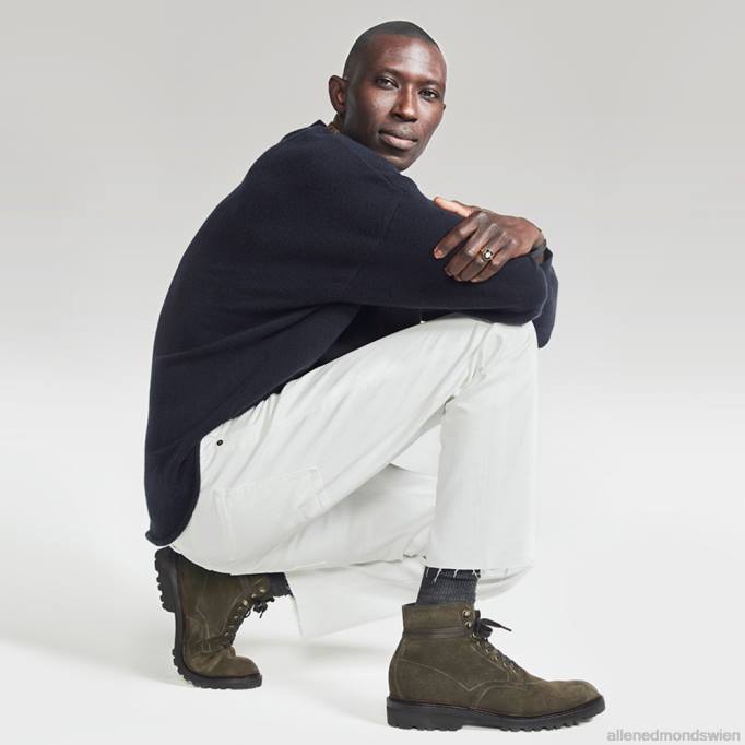 Allen Edmonds Schuhe D66B135 | Allen Edmonds Higgins-Mill-Stiefel mit Stollensohle Loden Männer