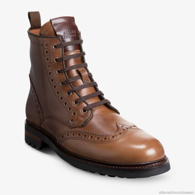 Allen Edmonds Schuhe D66B136 | Allen Edmonds Chapman wetterfester Wingtip-Stiefel natürlich Männer