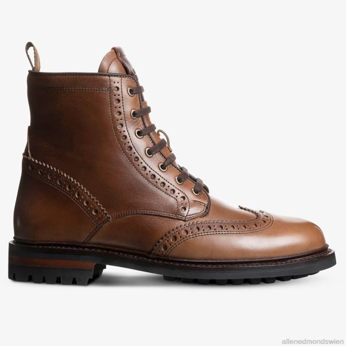 Allen Edmonds Schuhe D66B136 | Allen Edmonds Chapman wetterfester Wingtip-Stiefel natürlich Männer