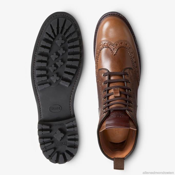 Allen Edmonds Schuhe D66B136 | Allen Edmonds Chapman wetterfester Wingtip-Stiefel natürlich Männer