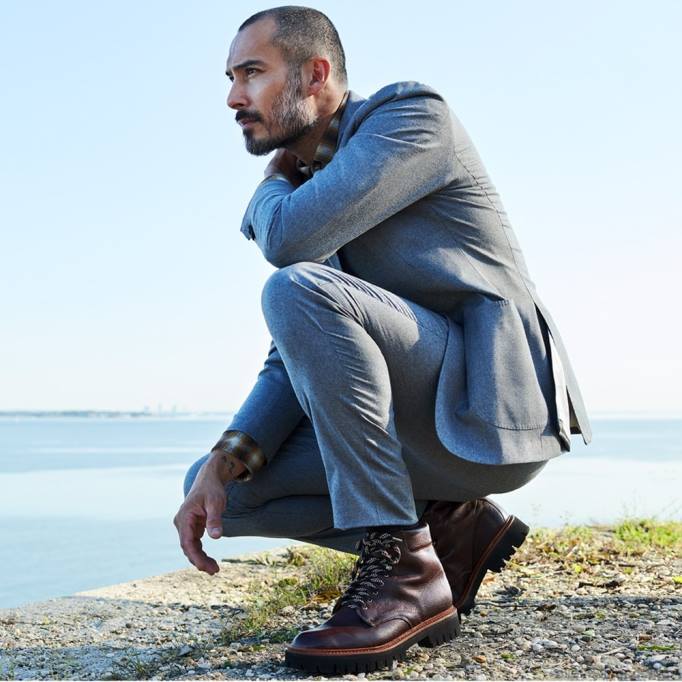 Allen Edmonds Schuhe D66B139 | Allen Edmonds Higgins Mill Wanderstiefel Chili-Leder Männer