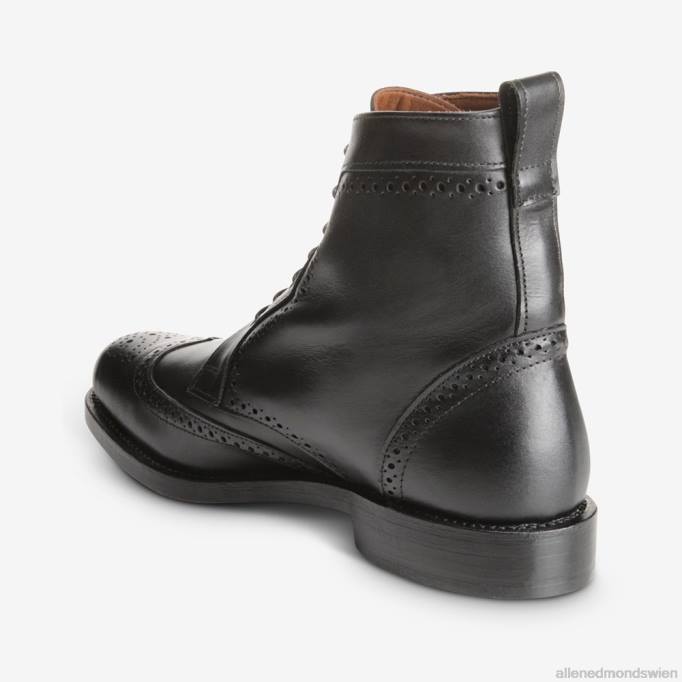 Allen Edmonds Schuhe D66B142 | Allen Edmonds Dalton Wingtip-Stiefel Schwarz Männer