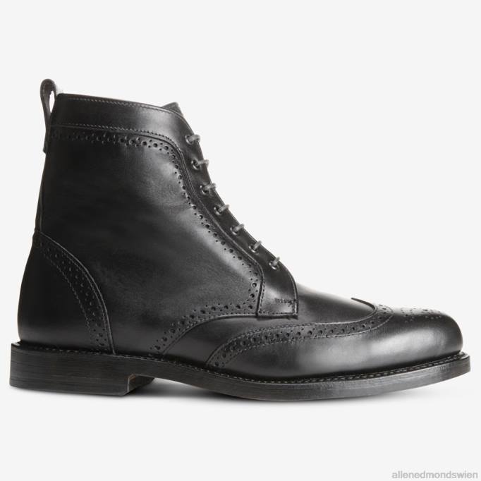 Allen Edmonds Schuhe D66B142 | Allen Edmonds Dalton Wingtip-Stiefel Schwarz Männer