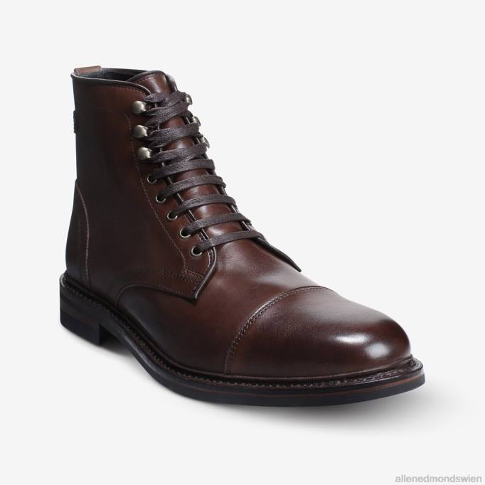 Allen Edmonds Schuhe D66B143 | Allen Edmonds Landon-Captoe-Stiefel Mahagonibraun Männer