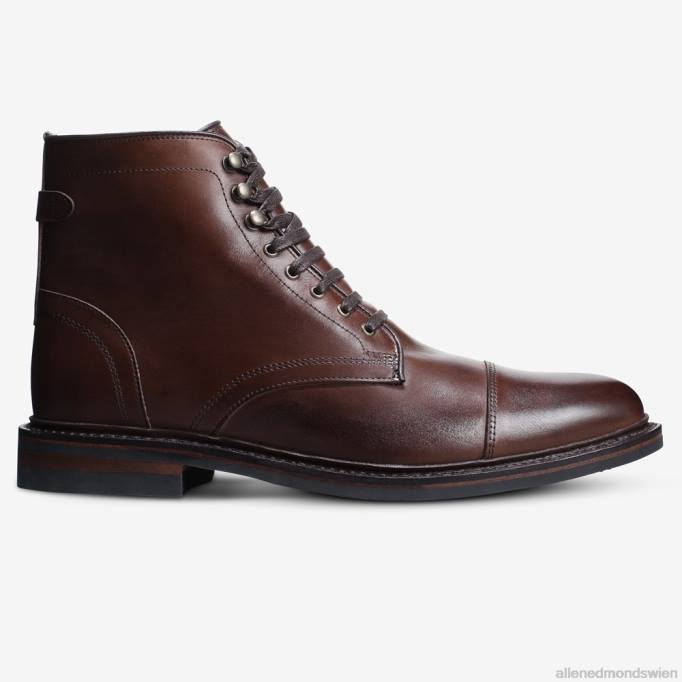 Allen Edmonds Schuhe D66B143 | Allen Edmonds Landon-Captoe-Stiefel Mahagonibraun Männer