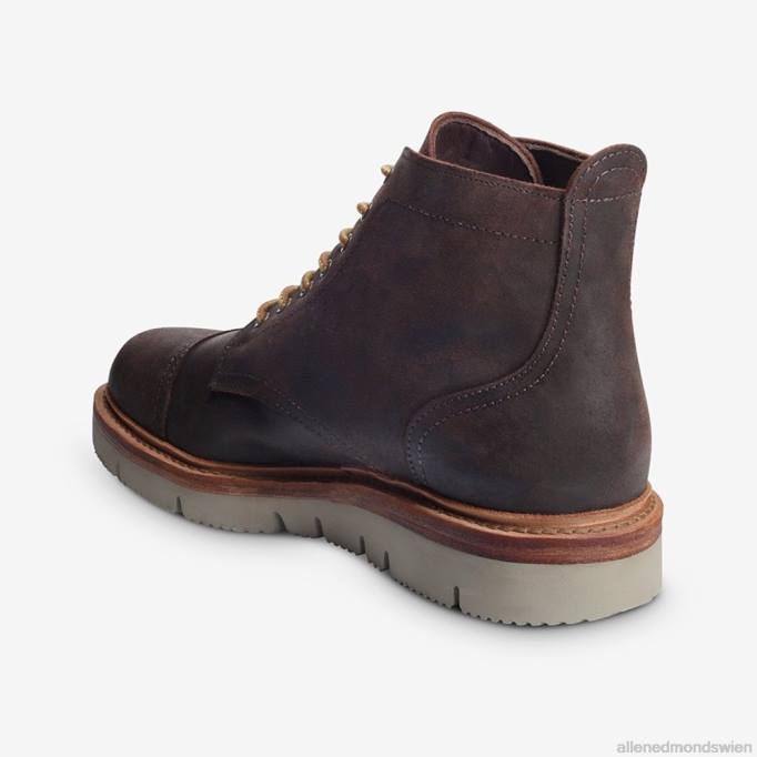 Allen Edmonds Schuhe D66B148 | Allen Edmonds Wetterfester Park City-Schnürstiefel schnupftabakbraunes Wildleder Männer