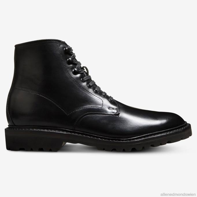 Allen Edmonds Schuhe D66B19 | Allen Edmonds Higgins Mill wetterfester Stiefel mit Stollensohle Schwarz Männer