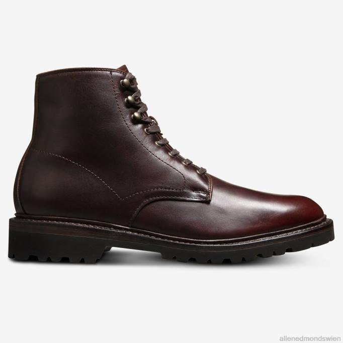 Allen Edmonds Schuhe D66B261 | Allen Edmonds Higgins Mill wetterfester Stiefel mit Stollensohle Burgund Männer