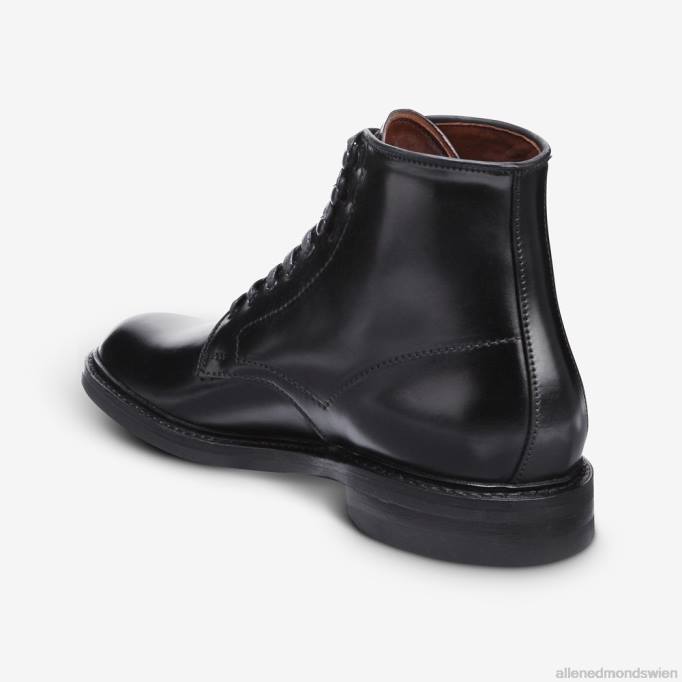 Allen Edmonds Schuhe D66B292 | Allen Edmonds Higgins-Mill-Stiefel mit Shell-Cordovan-Leder schwarzer Cordovan Männer