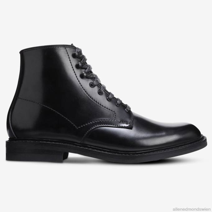 Allen Edmonds Schuhe D66B292 | Allen Edmonds Higgins-Mill-Stiefel mit Shell-Cordovan-Leder schwarzer Cordovan Männer