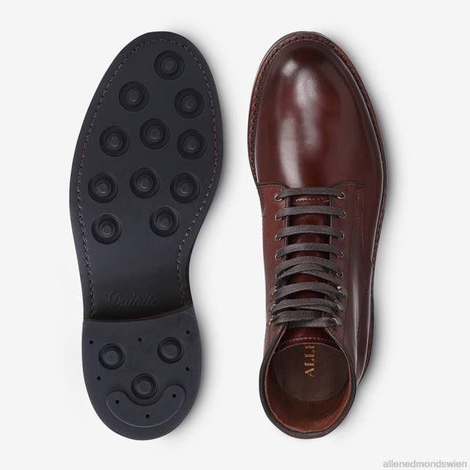 Allen Edmonds Schuhe D66B30 | Allen Edmonds Higgins-Mill-Stiefel mit Shell-Cordovan-Leder Chili-Cordovan Männer