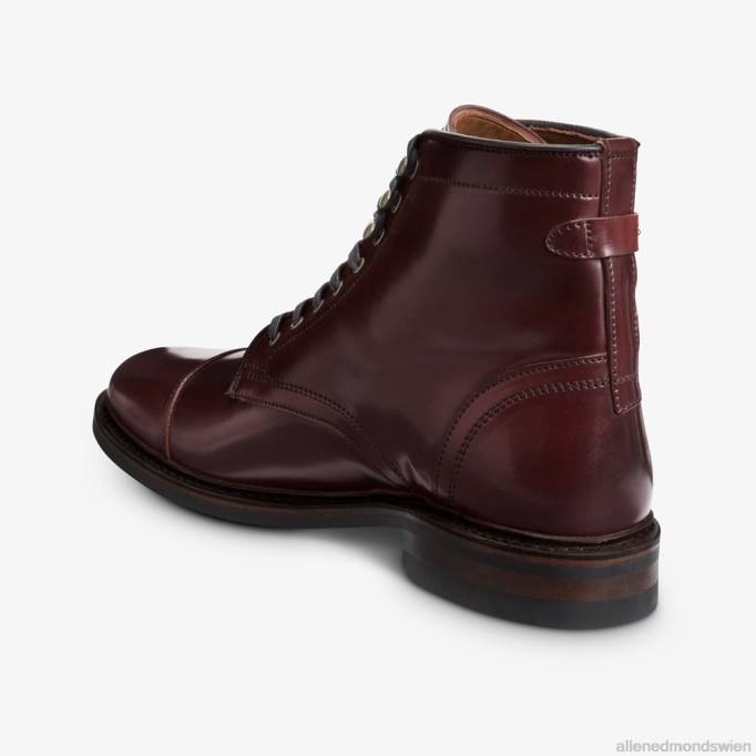 Allen Edmonds Schuhe D66B337 | Allen Edmonds Landon Shell Cordovan Captoe-Stiefel Burgunder Cordovan Männer