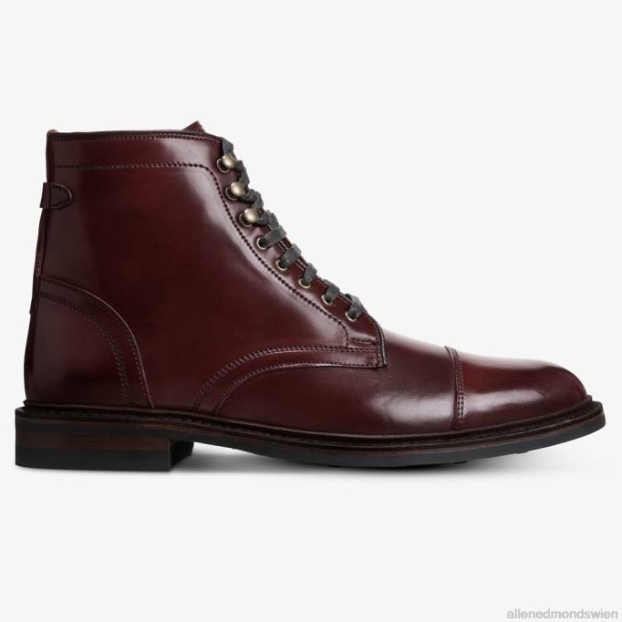 Allen Edmonds Schuhe D66B337 | Allen Edmonds Landon Shell Cordovan Captoe-Stiefel Burgunder Cordovan Männer