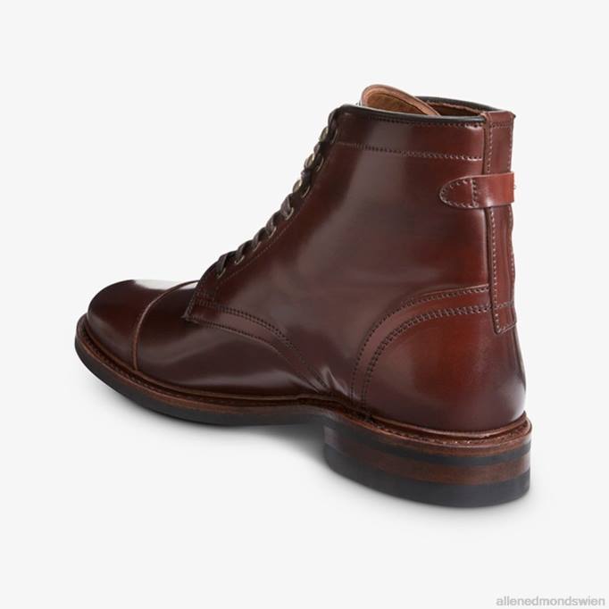Allen Edmonds Schuhe D66B338 | Allen Edmonds Landon Shell Cordovan Captoe-Stiefel Chili-Cordovan Männer