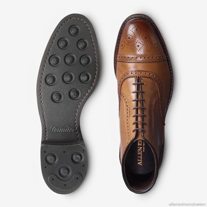 Allen Edmonds Schuhe D66B341 | Allen Edmonds Hamilton wetterfester Oxford-Kleiderstiefel Walnussbraun Männer