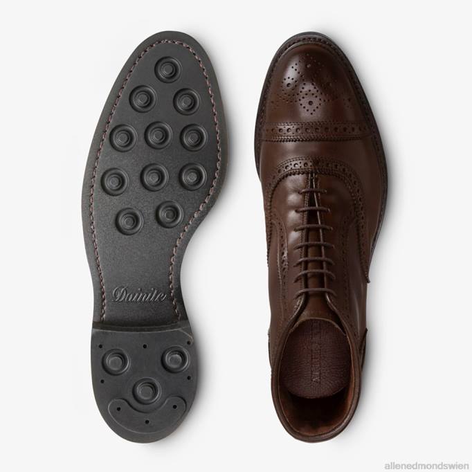 Allen Edmonds Schuhe D66B344 | Allen Edmonds Hamilton wetterfester Oxford-Kleiderstiefel braun Männer