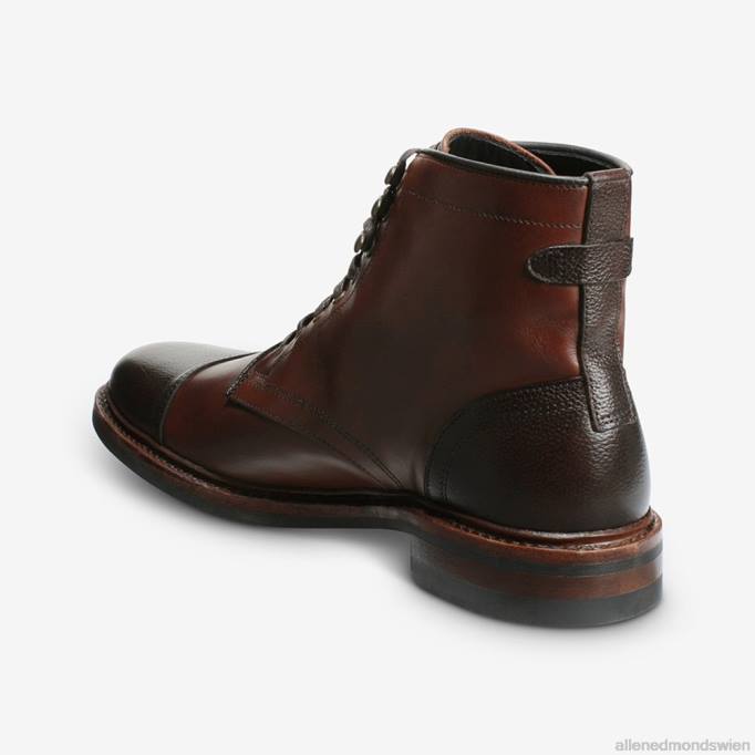 Allen Edmonds Schuhe D66B364 | Allen Edmonds Landon-Captoe-Stiefel chili/braun Männer