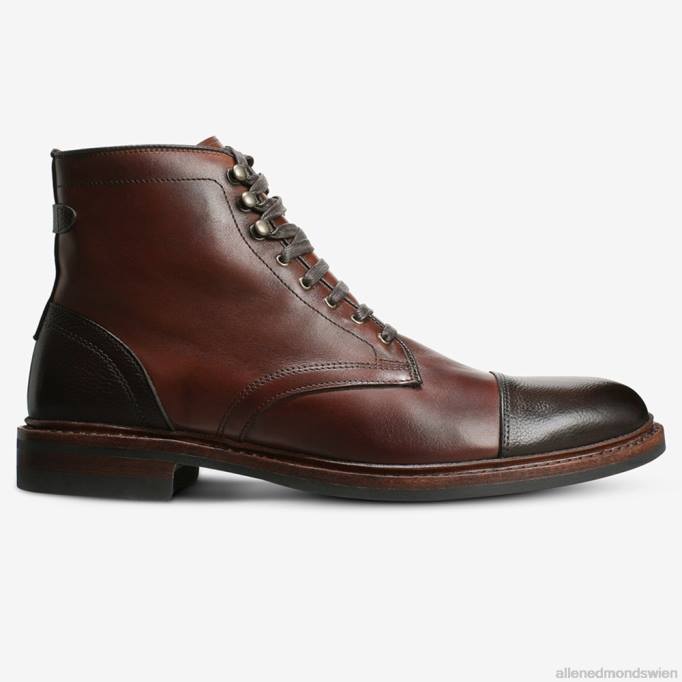 Allen Edmonds Schuhe D66B364 | Allen Edmonds Landon-Captoe-Stiefel chili/braun Männer