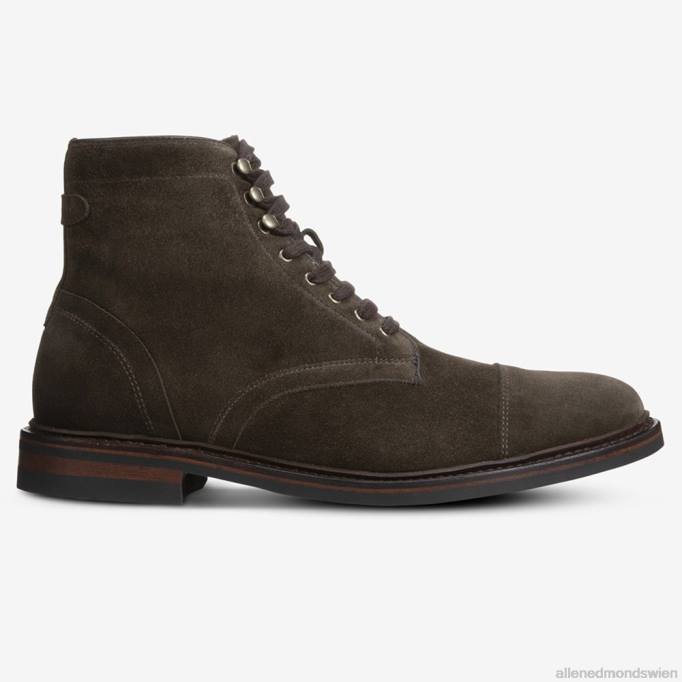 Allen Edmonds Schuhe D66B368 | Allen Edmonds Landon-Captoe-Stiefel Loden-Wildleder Männer