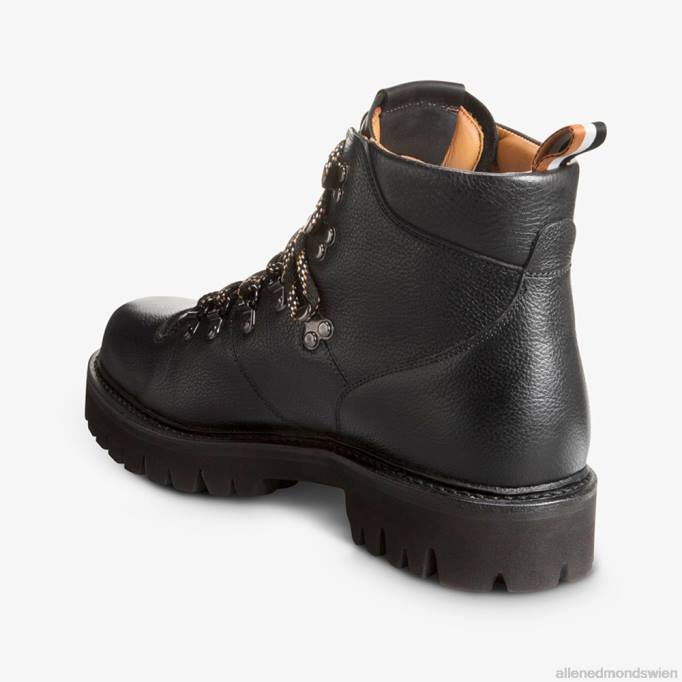 Allen Edmonds Schuhe D66B392 | Allen Edmonds Aspen Hiker wetterfester Stollenstiefel schwarze Maserung Männer