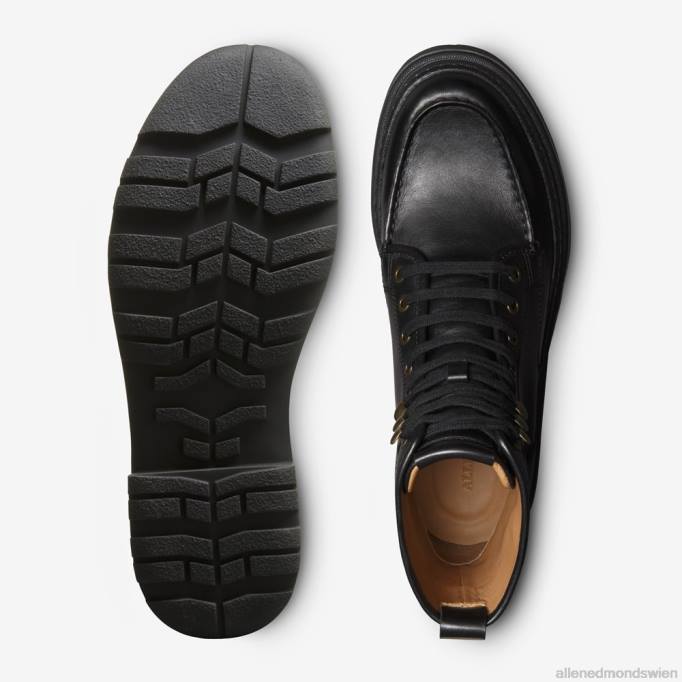 Allen Edmonds Schuhe D66B419 | Allen Edmonds Sawyer wetterfester Schnürstiefel Schwarz Männer
