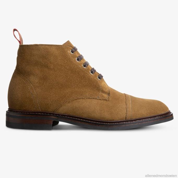 Allen Edmonds Schuhe D66B468 | Allen Edmonds Patton wetterfester Cap-Toe-Stiefel Kapernwildleder Männer