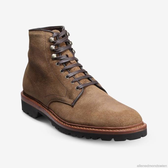 Allen Edmonds Schuhe D66B470 | Allen Edmonds Higgins-Mill-Stiefel mit Stollensohle hellbraunes Wildleder Männer
