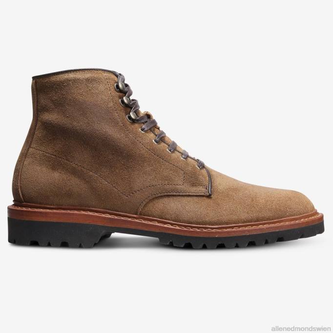 Allen Edmonds Schuhe D66B470 | Allen Edmonds Higgins-Mill-Stiefel mit Stollensohle hellbraunes Wildleder Männer