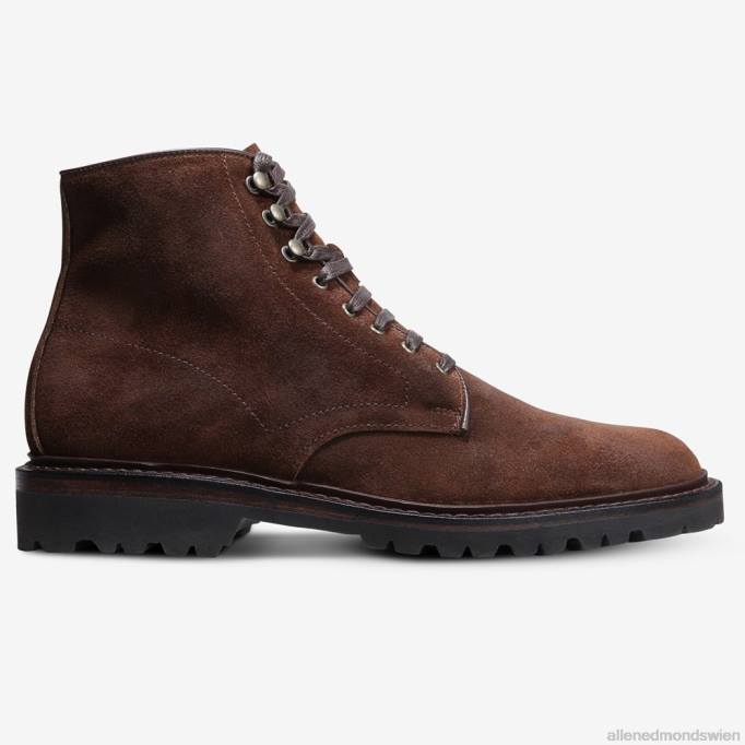 Allen Edmonds Schuhe D66B471 | Allen Edmonds Higgins-Mill-Stiefel mit Stollensohle schnupftabakbraunes Wildleder Männer