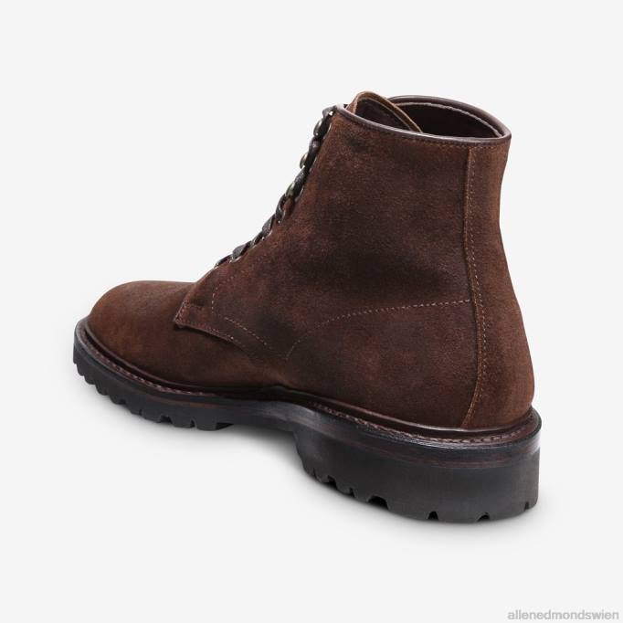 Allen Edmonds Schuhe D66B471 | Allen Edmonds Higgins-Mill-Stiefel mit Stollensohle schnupftabakbraunes Wildleder Männer
