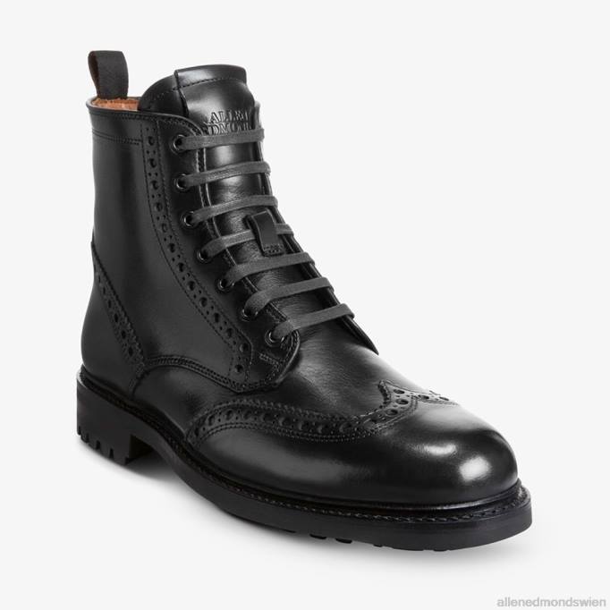 Allen Edmonds Schuhe D66B472 | Allen Edmonds Chapman wetterfester Wingtip-Stiefel Schwarz Männer
