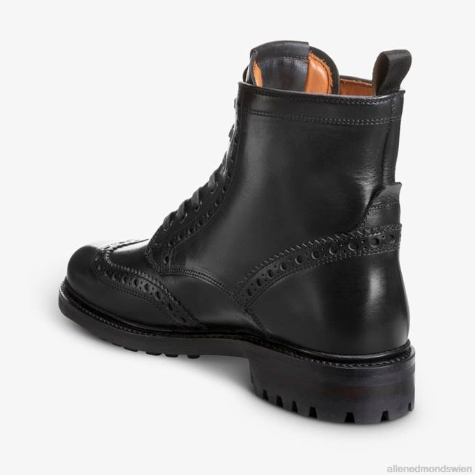 Allen Edmonds Schuhe D66B472 | Allen Edmonds Chapman wetterfester Wingtip-Stiefel Schwarz Männer