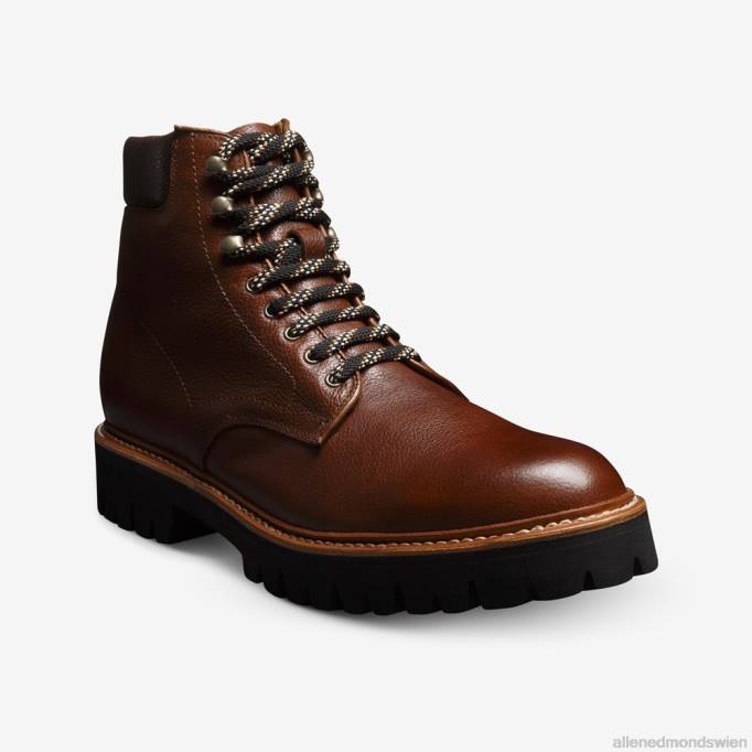 Allen Edmonds Schuhe D66B476 | Allen Edmonds Higgins Mill Wanderstiefel braunes Leder Männer