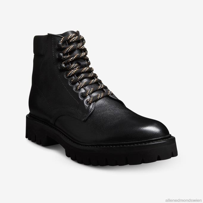Allen Edmonds Schuhe D66B477 | Allen Edmonds Higgins Mill Wanderstiefel schwarzes Leder Männer