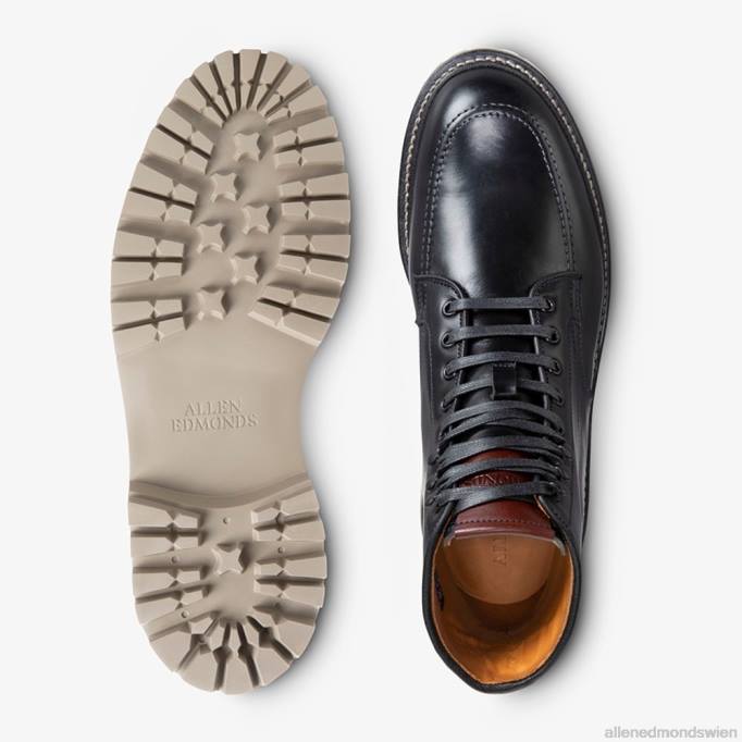 Allen Edmonds Schuhe D66B478 | Allen Edmonds Freeport wetterfester Stollenstiefel Schwarz Männer