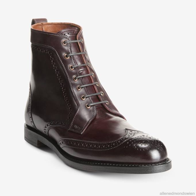 Allen Edmonds Schuhe D66B479 | Allen Edmonds Dalton-Shell-Cordovan-Kleiderstiefel Burgunder Cordovan Männer