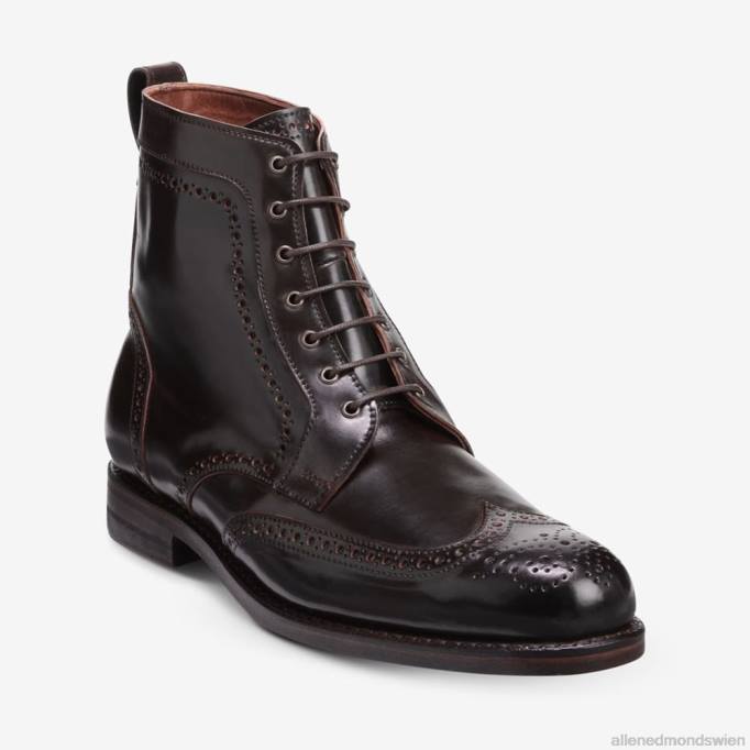 Allen Edmonds Schuhe D66B480 | Allen Edmonds Dalton-Shell-Cordovan-Kleiderstiefel brauner Cordovan Männer