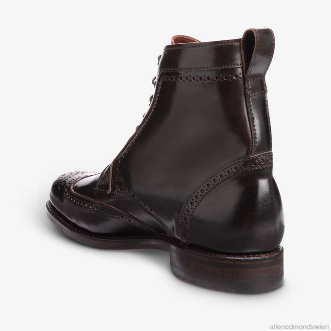 Allen Edmonds Schuhe D66B480 | Allen Edmonds Dalton-Shell-Cordovan-Kleiderstiefel brauner Cordovan Männer