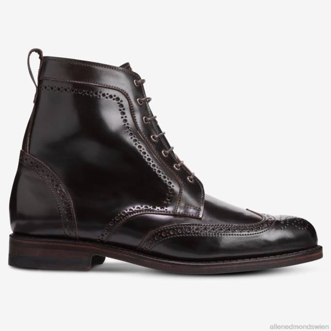 Allen Edmonds Schuhe D66B480 | Allen Edmonds Dalton-Shell-Cordovan-Kleiderstiefel brauner Cordovan Männer