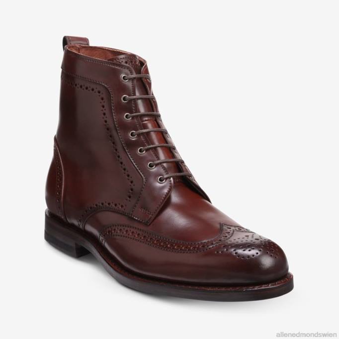 Allen Edmonds Schuhe D66B481 | Allen Edmonds Dalton-Shell-Cordovan-Kleiderstiefel Chili-Cordovan Männer