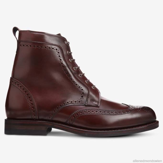 Allen Edmonds Schuhe D66B481 | Allen Edmonds Dalton-Shell-Cordovan-Kleiderstiefel Chili-Cordovan Männer