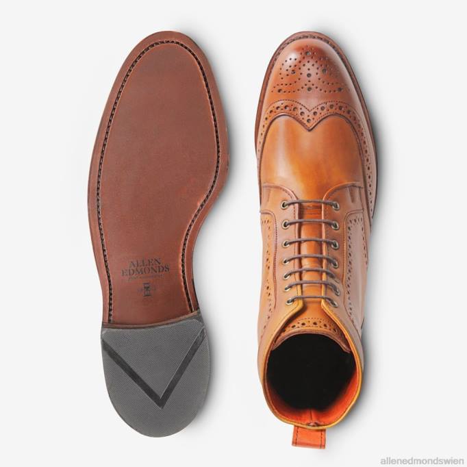 Allen Edmonds Schuhe D66B483 | Allen Edmonds Dalton Wingtip-Stiefel Walnussbraun Männer