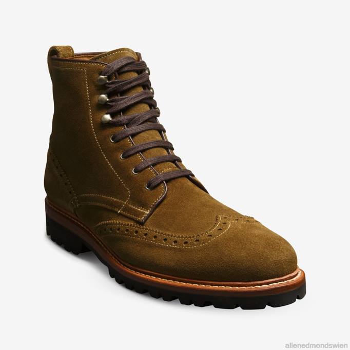 Allen Edmonds Schuhe D66B486 | Allen Edmonds Astor Wingtip-Stiefel Kaperngrün Männer