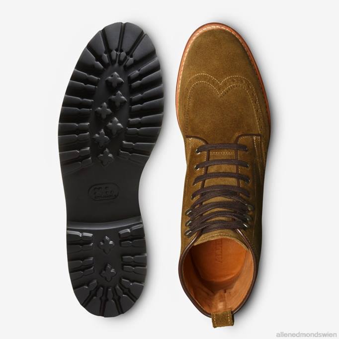 Allen Edmonds Schuhe D66B486 | Allen Edmonds Astor Wingtip-Stiefel Kaperngrün Männer