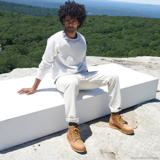 Allen Edmonds Schuhe D66B490 | Allen Edmonds Wetterfester Park City-Schnürstiefel bräunen Männer