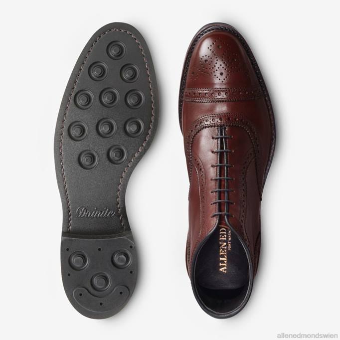 Allen Edmonds Schuhe D66B55 | Allen Edmonds Hamilton wetterfester Oxford-Kleiderstiefel Chili Männer