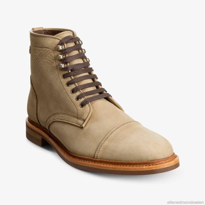 Allen Edmonds Schuhe D66B64 | Allen Edmonds Landon-Captoe-Stiefel hellbraunes Wildleder Männer