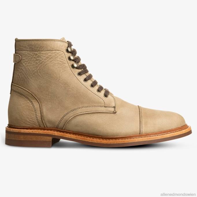Allen Edmonds Schuhe D66B64 | Allen Edmonds Landon-Captoe-Stiefel hellbraunes Wildleder Männer